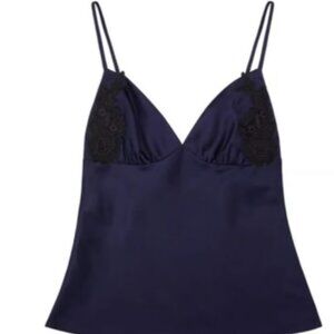 Playful Promises Purple Silk PJ Set